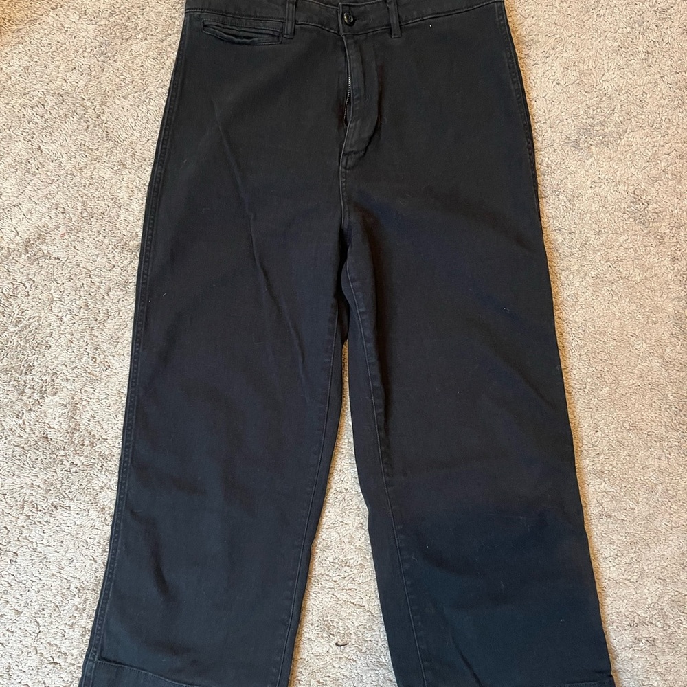 Quince Black Ankle Crop Jean